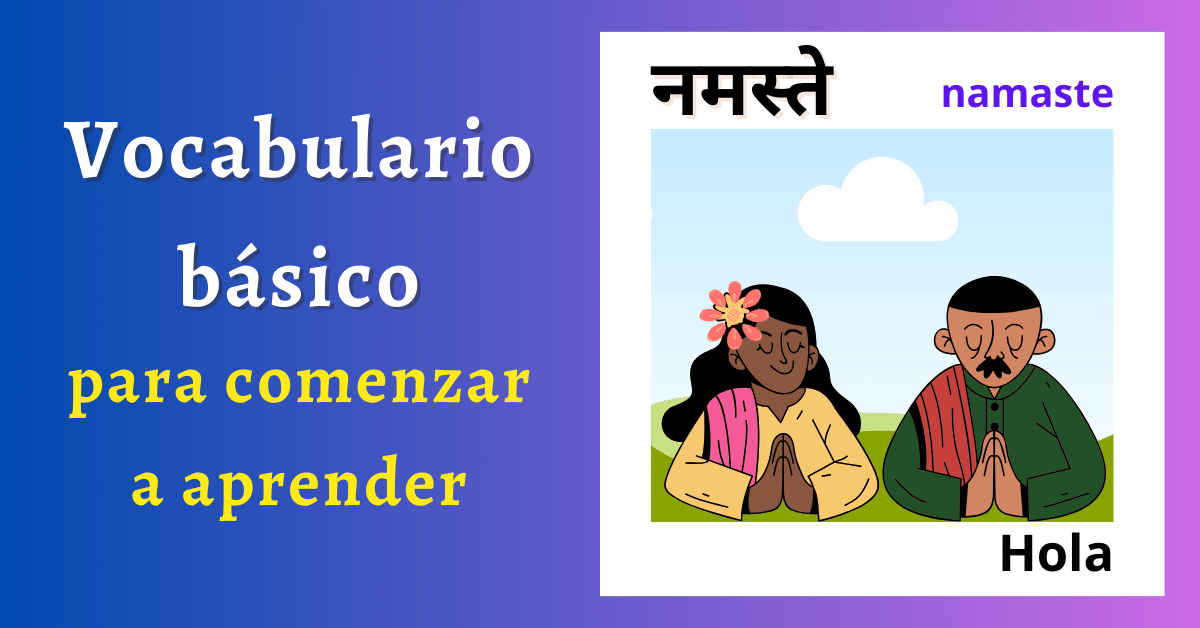 Hindi Śabd – Vocabulario básico